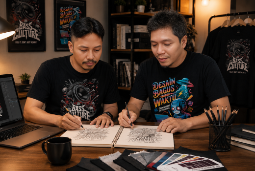 Dari Sketsa ke Kaos: Perjalanan Sebuah Desain Dare2weaR