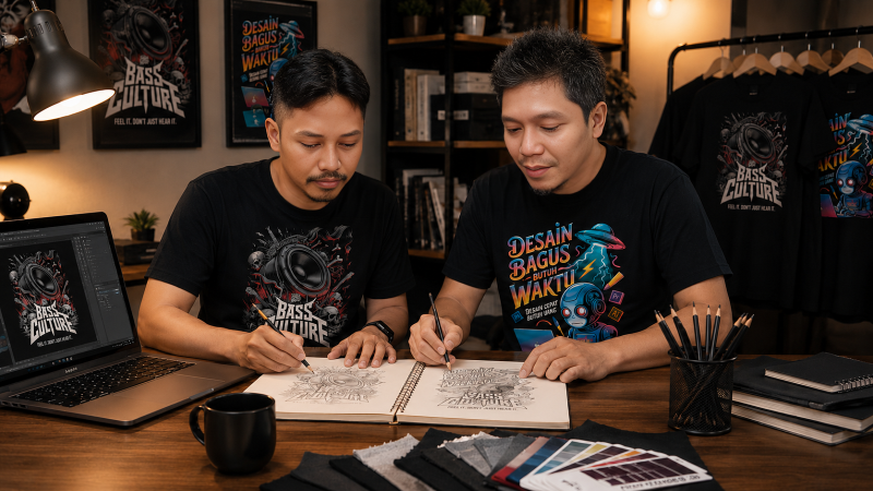 Dari Sketsa ke Kaos: Perjalanan Sebuah Desain Dare2weaR