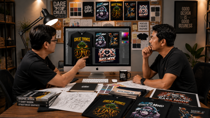 Proses Kreatif di Balik Koleksi Graphic Tee Dare2weaR