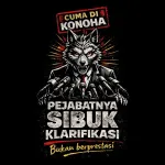 PEJABATNYA SIBUK KLARIFIKASI