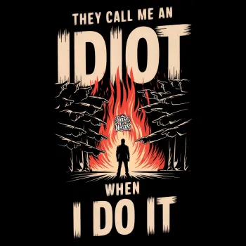 THEY CALL ME AN IDIOT
